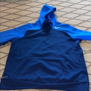 Nike fleece sweatshirt.